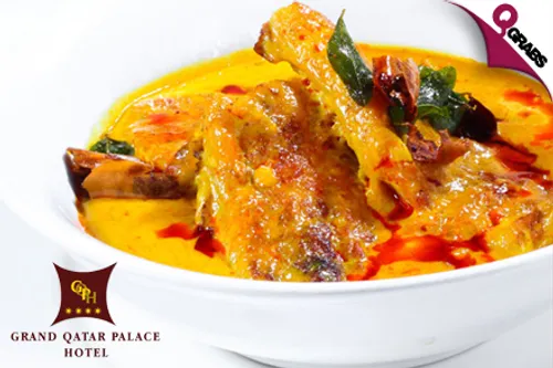 For QR12 Kids/QR25 Adults, Enjoy an a La Carte Lunch or Dinner at the Grand Qatar Palace Hotel (QR25/QR50 Value)